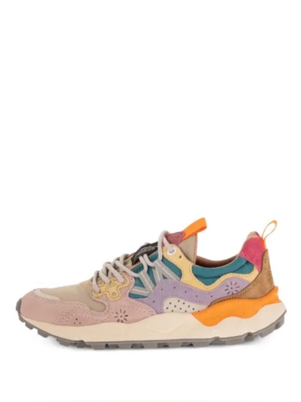 NWT Flower Mountain YAMANO 3 WOMAN Suede and technical fabric sneakers